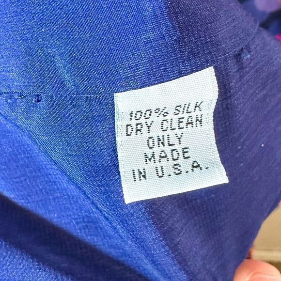 Hutch Polka Dot Scoop Back Sheath Sleeveless Silk Dress Size 8 - Picture 8 of 8